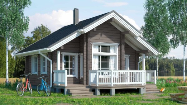 Дом из бруса 6 на 6 м
